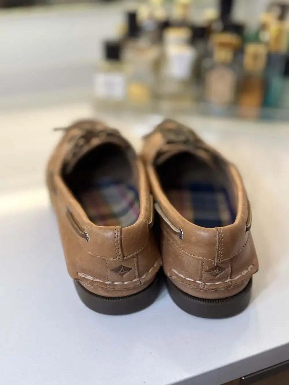 New Sperry Authentic Original 2-Eye Brown Leather Boat Shoes Sz 10.5